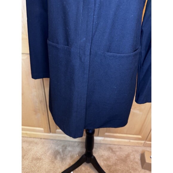Eileen Fisher Women’s XS Snap Up Dark Blue Cardigan With Pockets Workwear - Picture 4 of 13